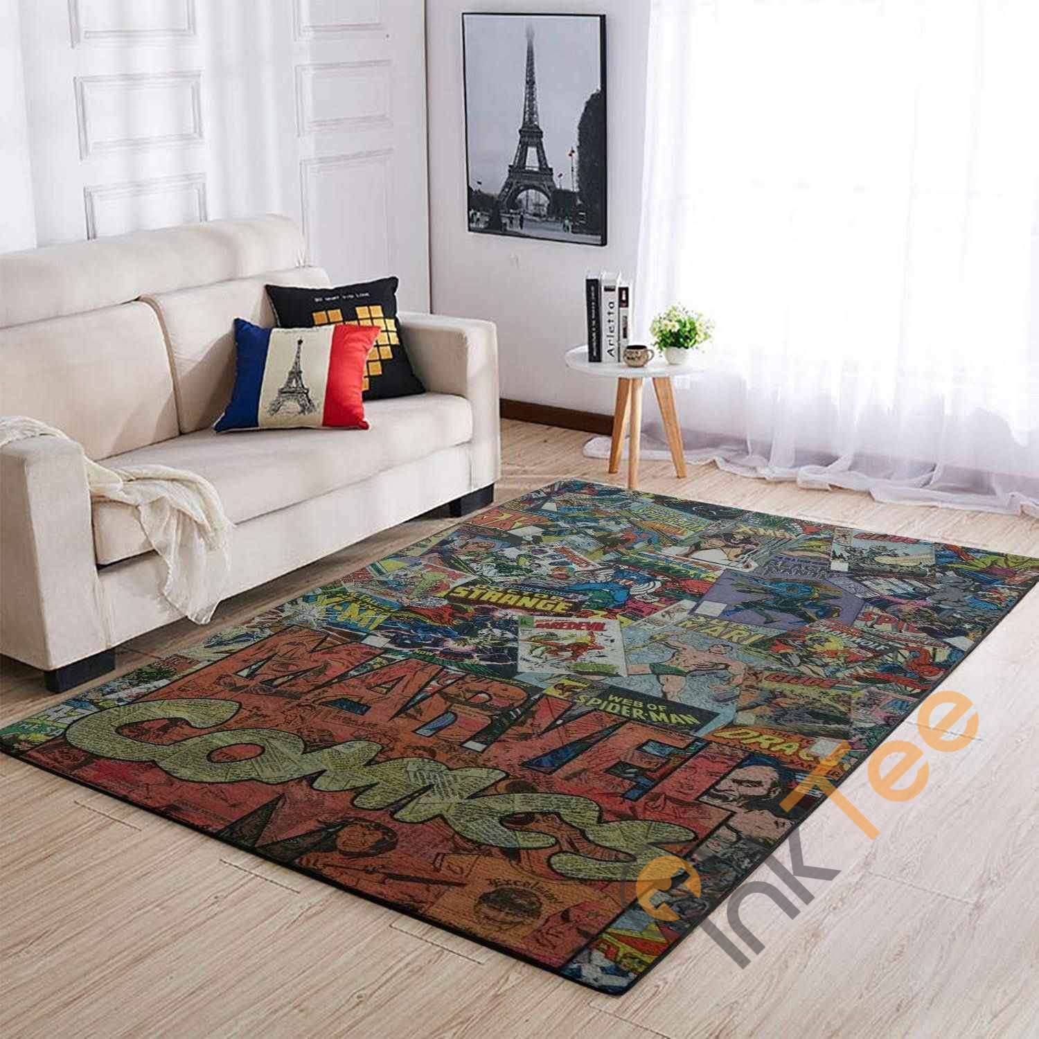 Marvel Comics Area Rectangle Rug