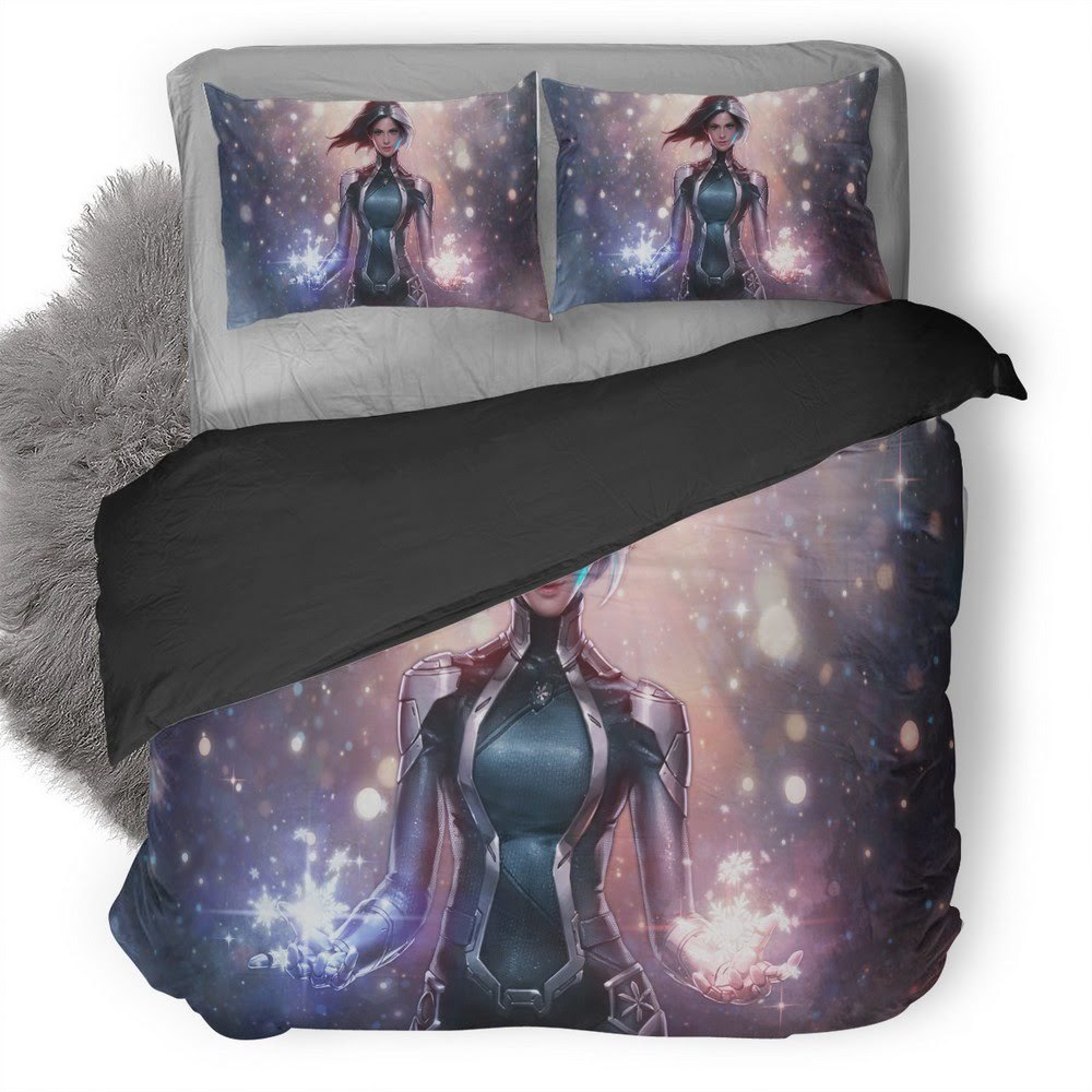 Marvel Future Fight Luna Snow 3D Customized Duvet Cover Bedding Set