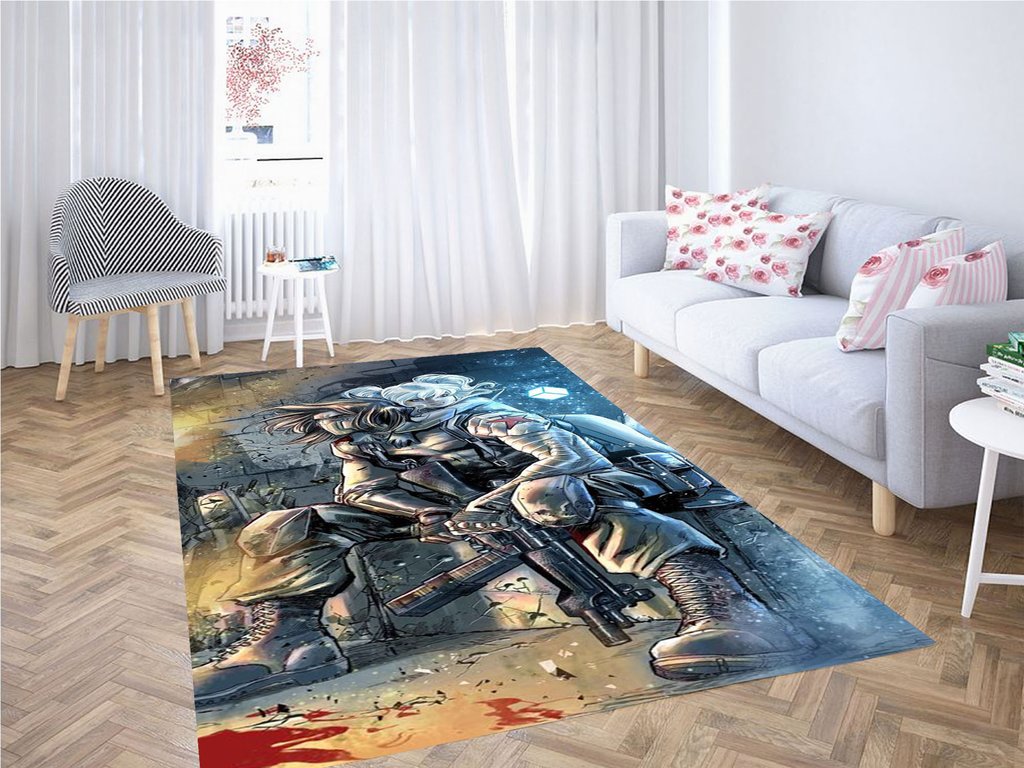 Marvel Hero Living Room Modern Carpet Rectangle Rug