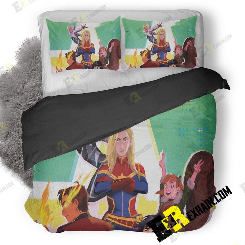 Marvel Rising Secret Warriors 98 3D Customized Duvet Cover Bedding Set