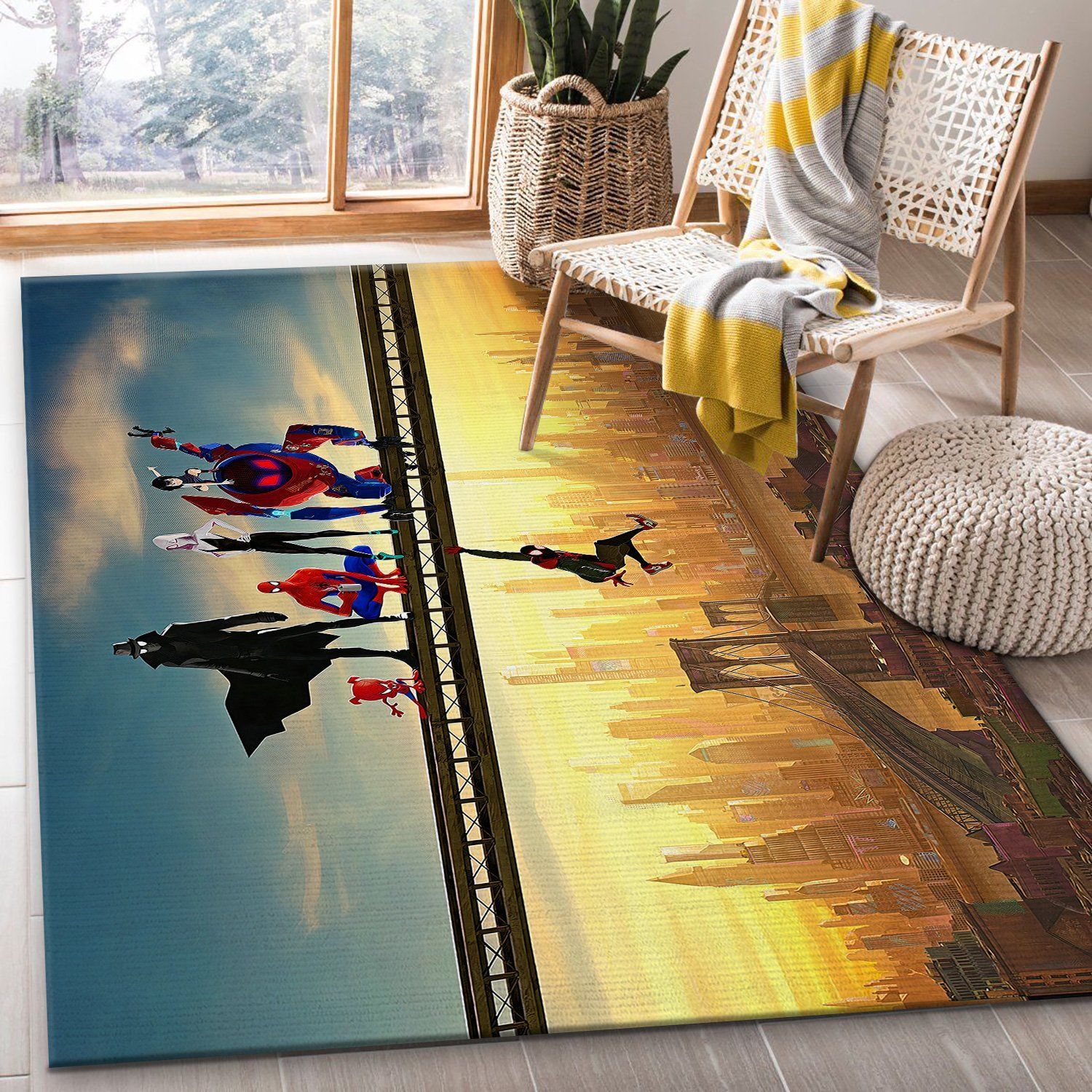 Marvel Spider Man Rectangle Rug – Custom Size And Printing