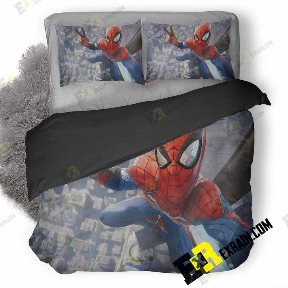 Marvel Spiderman 3D Customized Duvet Cover Bedding Set