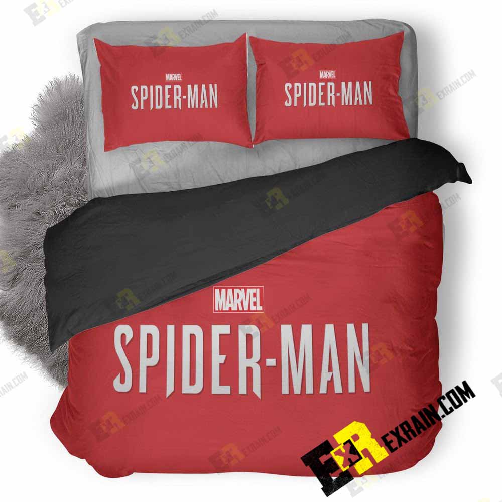 Marvel Spiderman Ps 3D Customized Duvet Cover Bedding Set