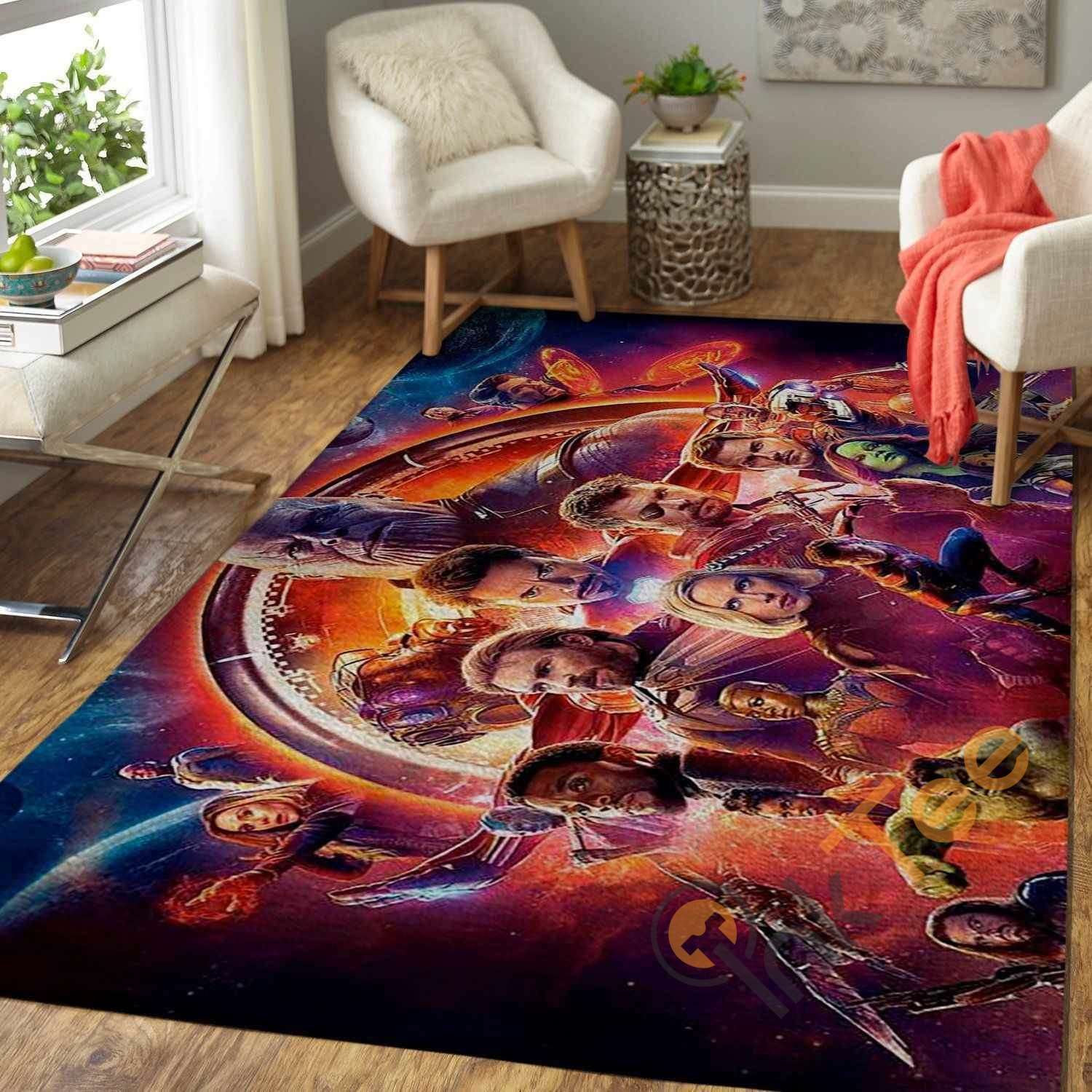Marvel Superhero Area Rectangle Rug