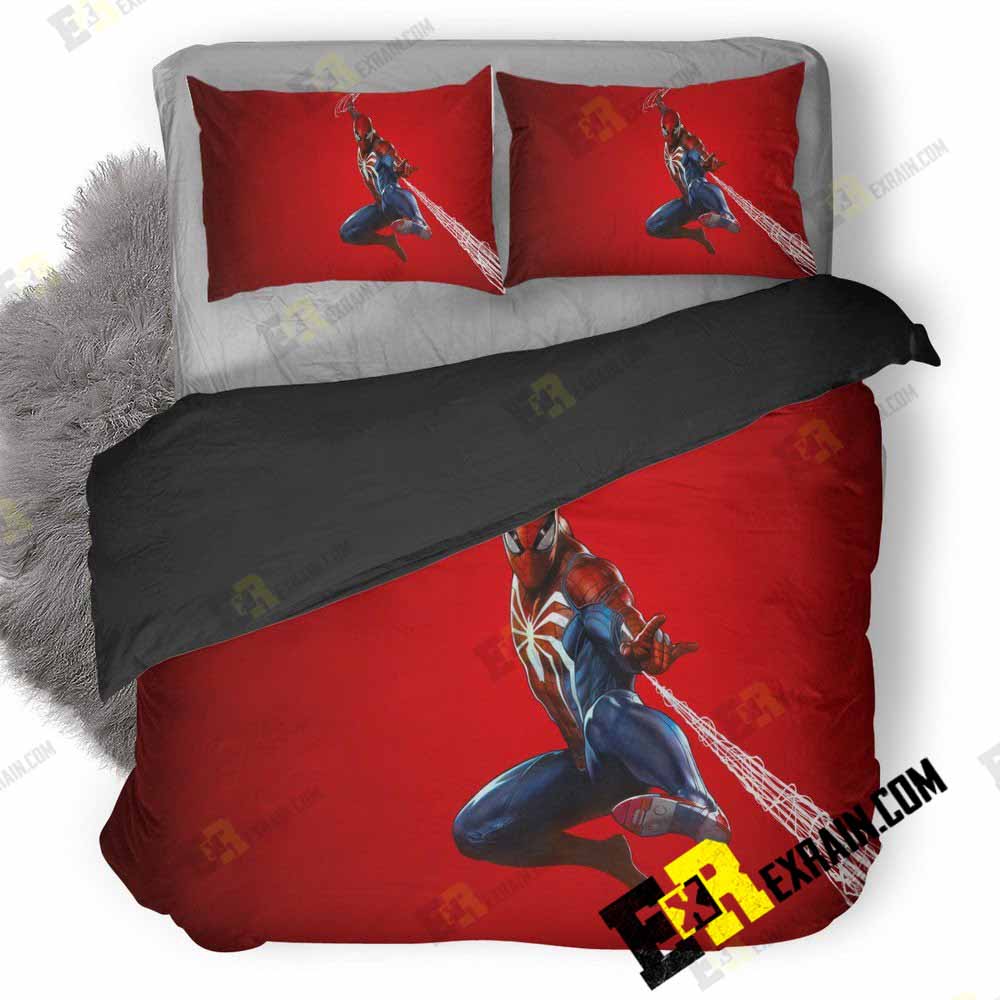 Marvels Spider Man Ps 3D Customized Duvet Cover Bedding Set