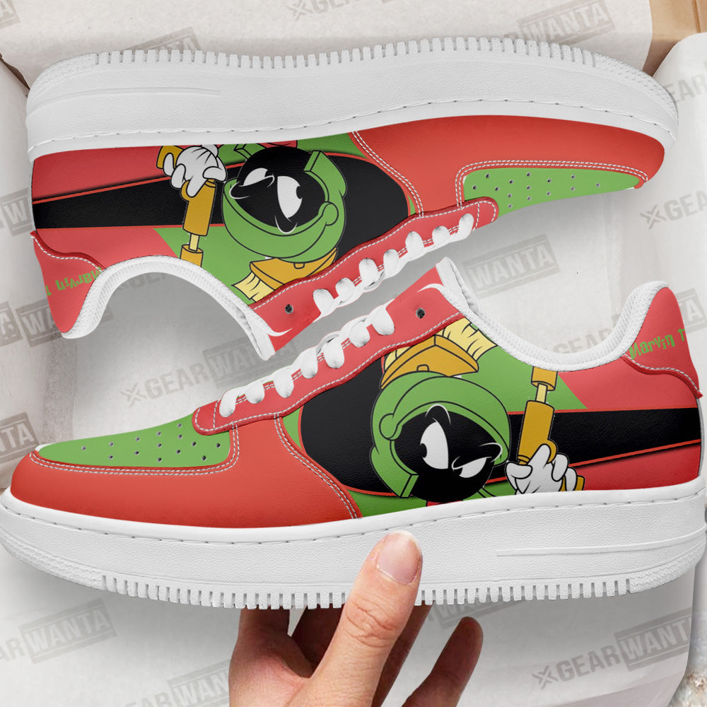 Marvin the Martian Custom Cartoon Air Sneakers