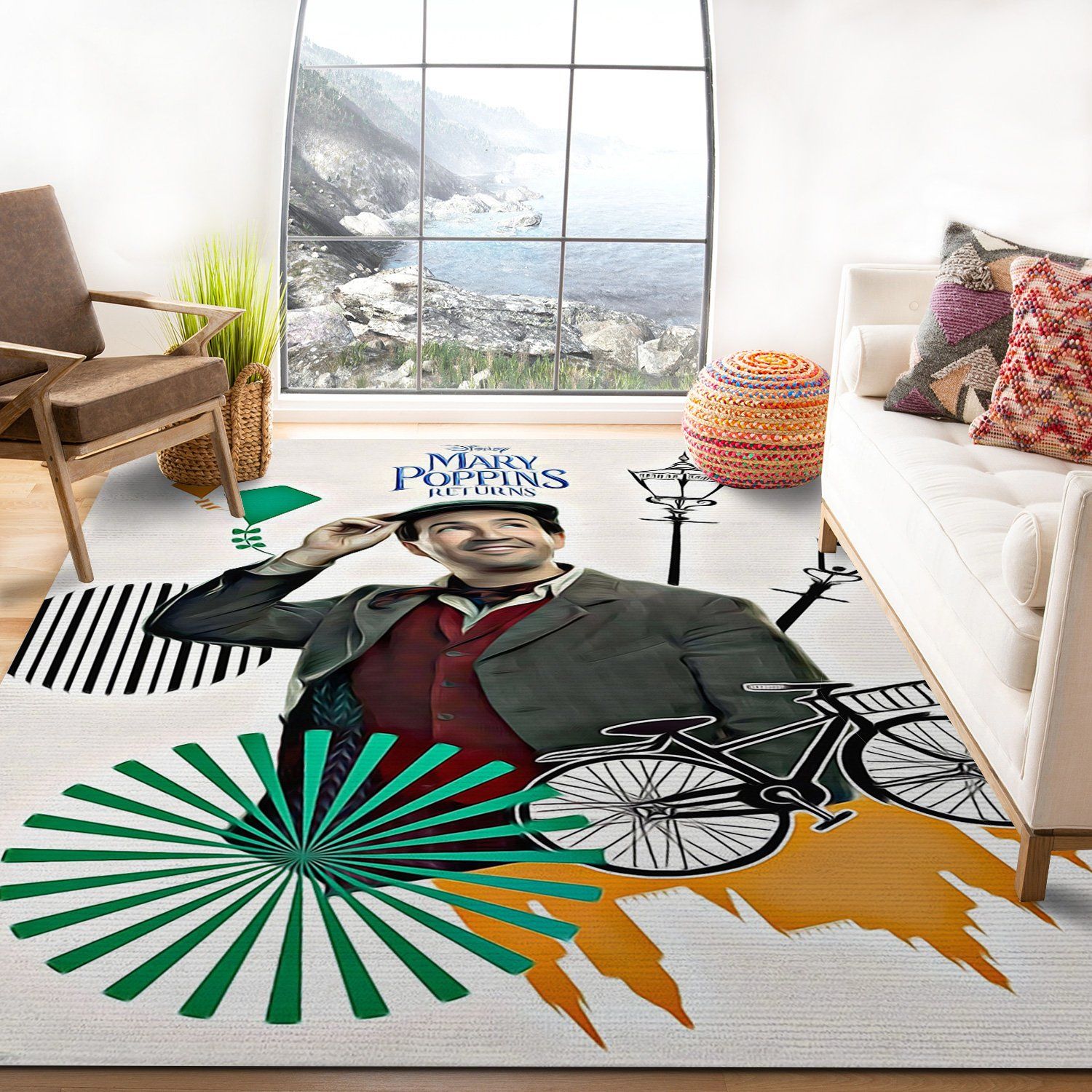 Mary Poppins Returns Jack Rectangle Rug – Custom Size And Printing