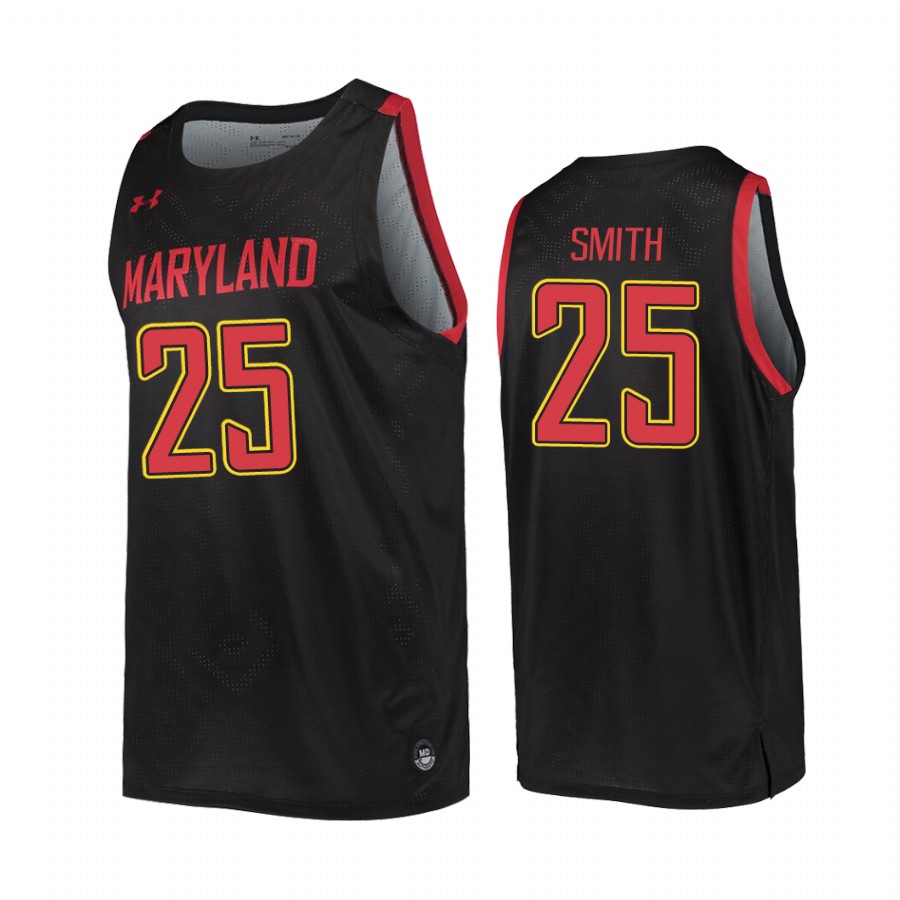 Maryland Terrapins Jalen Smith Black College Jersey