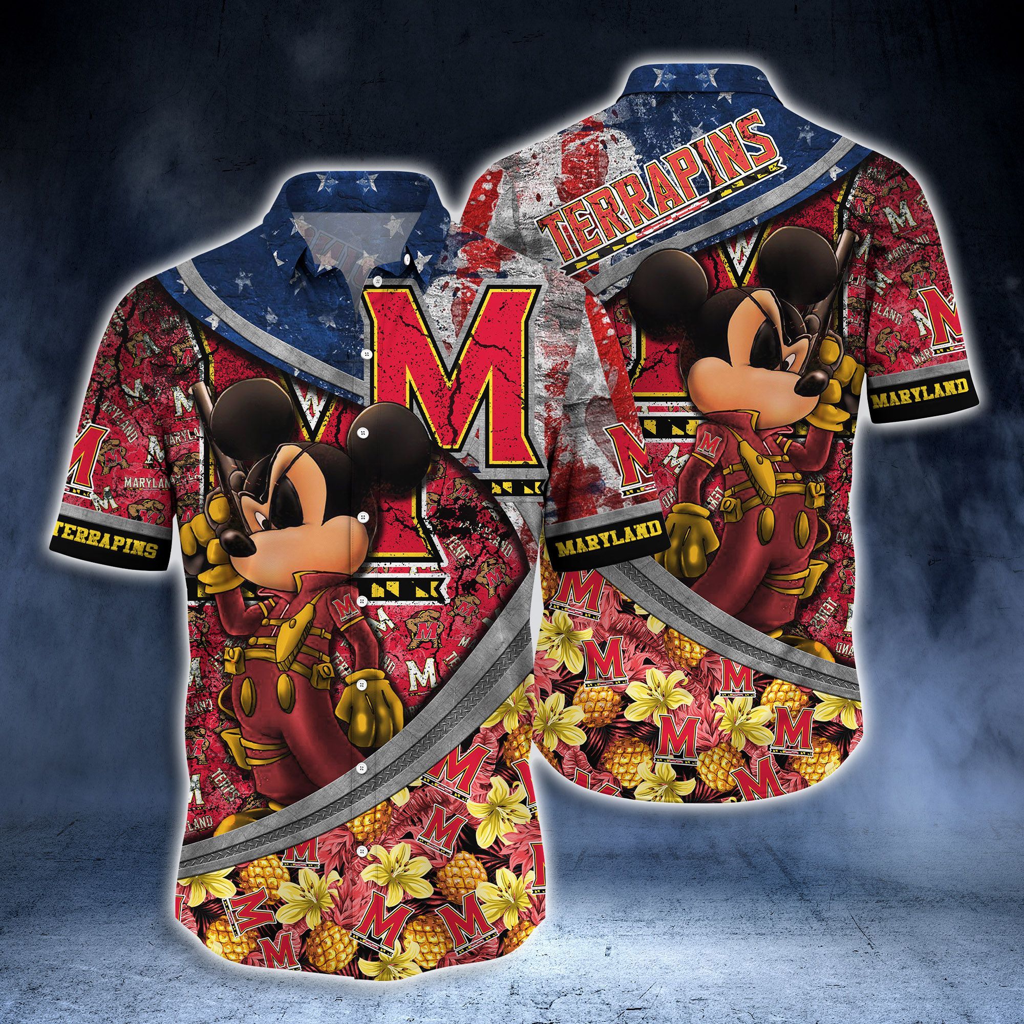 Maryland Terrapins NCAA -Hawaii Shirt Style Hot Trending