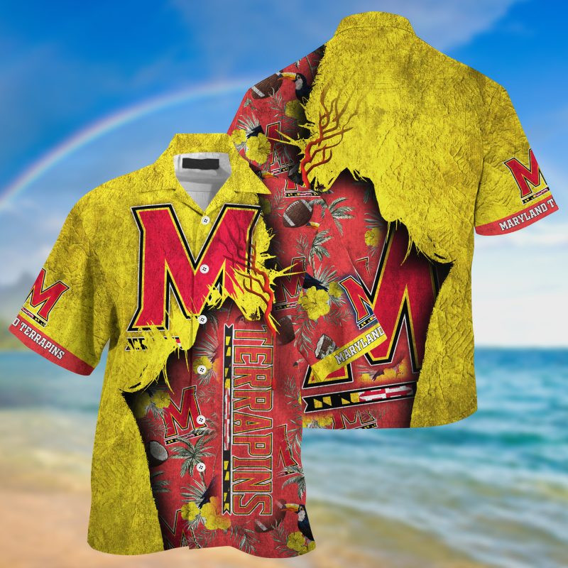 Maryland Terrapins NCAA God Hawaii Shirt