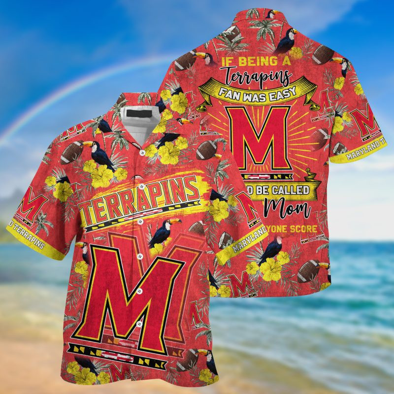 Maryland Terrapins NCAA Summer – Hawaii Shirt For This Season – Gift For Sport Lovers Sporty Mom Lets Everyone Score