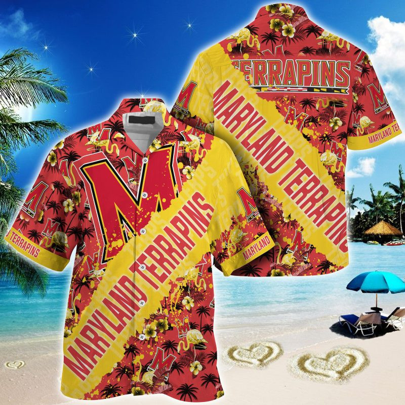 Maryland Terrapins NCAA Trending Summer – Hawaii Shirt For This Season – Gift For Sport Lovers With Tropical Patterns