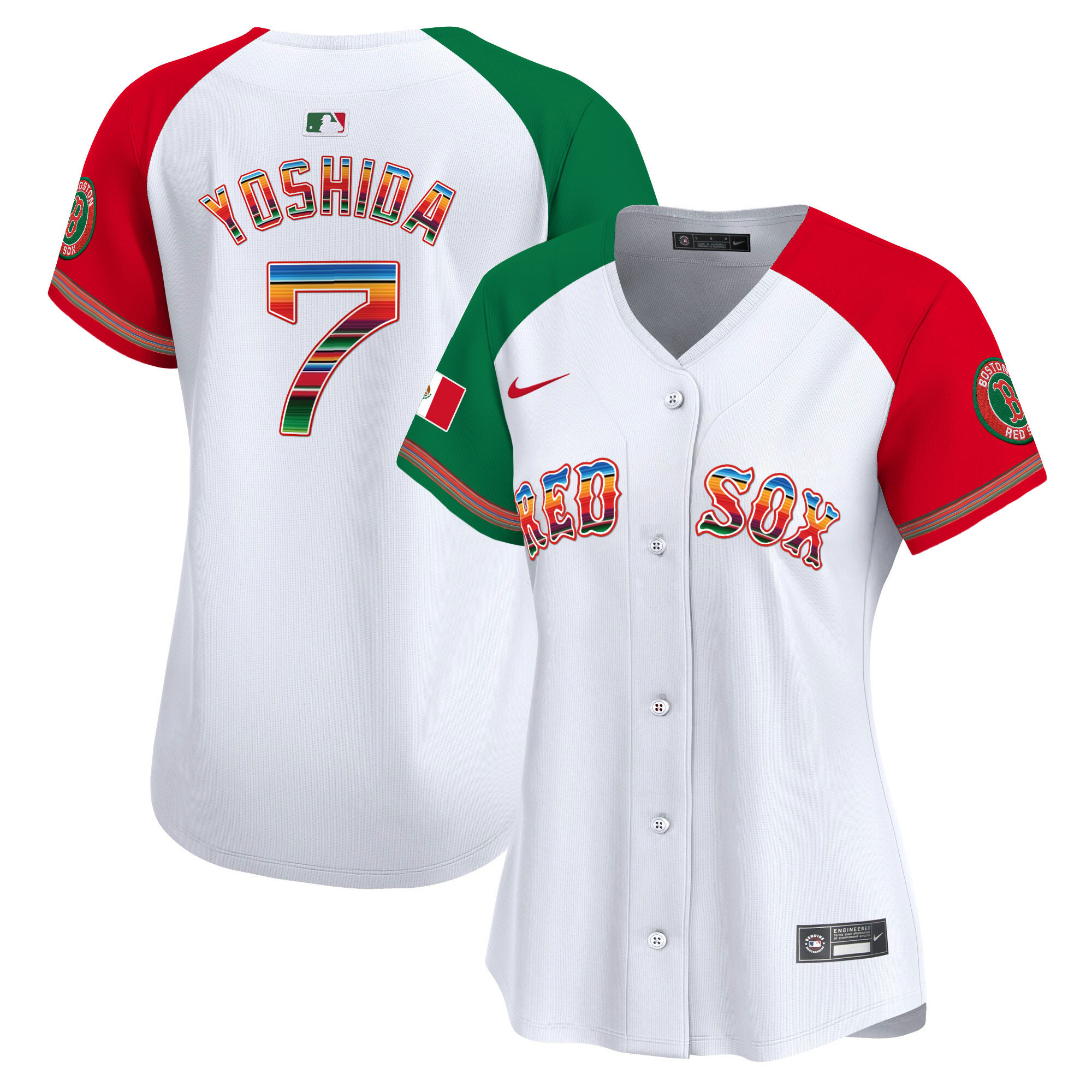 Masataka Yoshida Women's Boston Red Sox Mexico Vapor Premier Limited Alternate Jersey - All Stitched