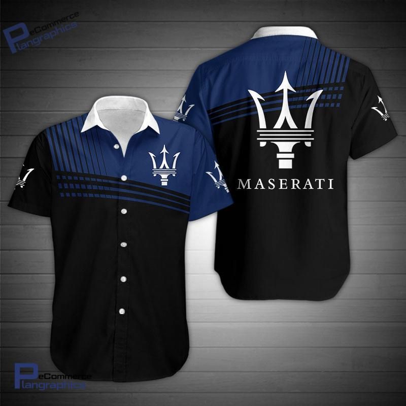 Maserati Aloha Shirt Hawaiian Aloha Shirt Hawaiian Beach Shirt