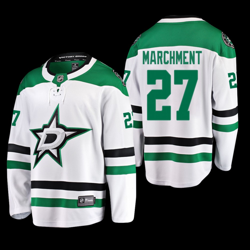 Mason Marchment #27 Dallas Stars Away White Breakaway Player Jersey