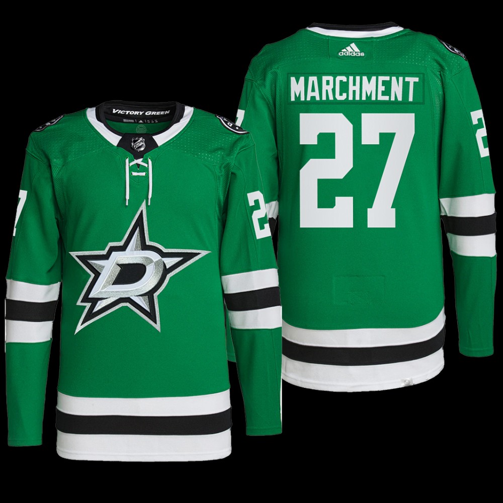Mason Marchment Dallas Stars Primegreen Jersey Green #27 Home Uniform