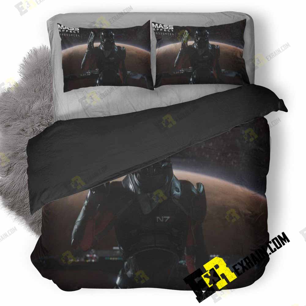 Mass Effect Andromeda Game 3D Customized Duvet Cover Bedding Set