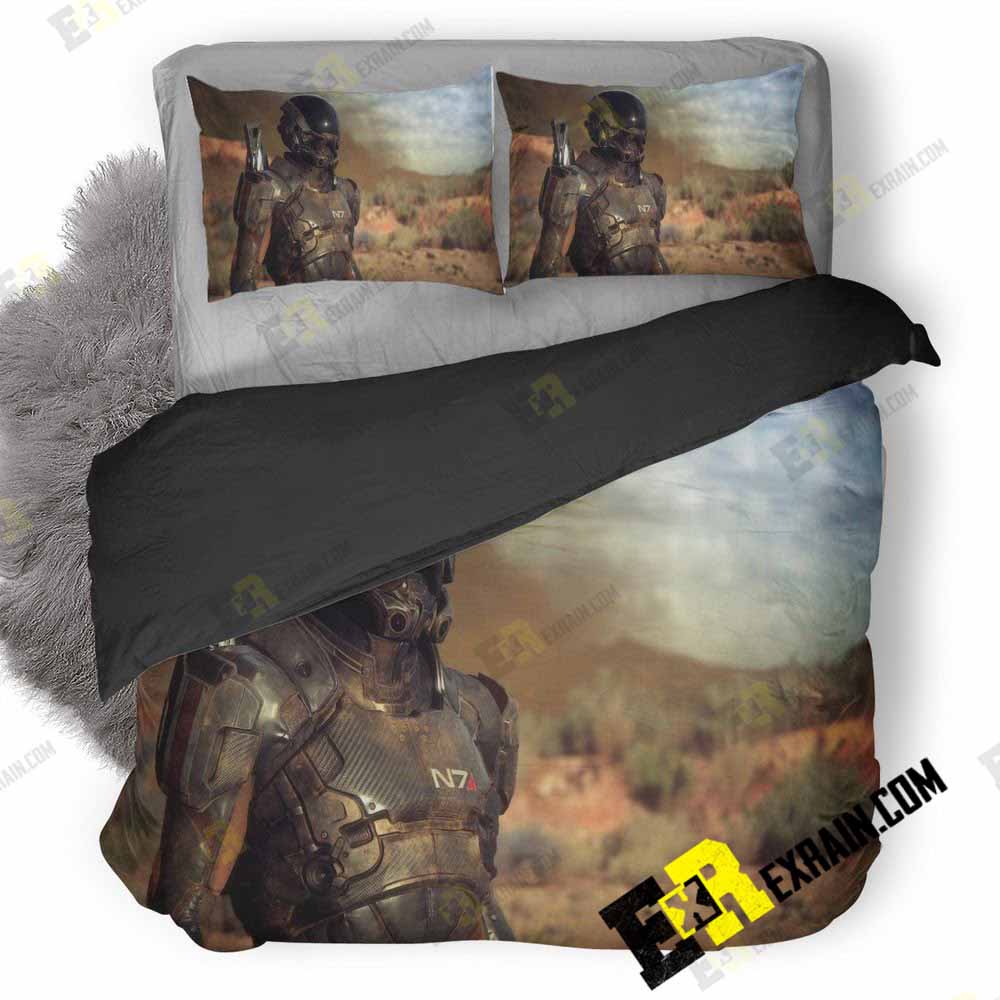 Mass Effect Andromeda Game Hd Sd 3D Customized Duvet Cover Bedding Set