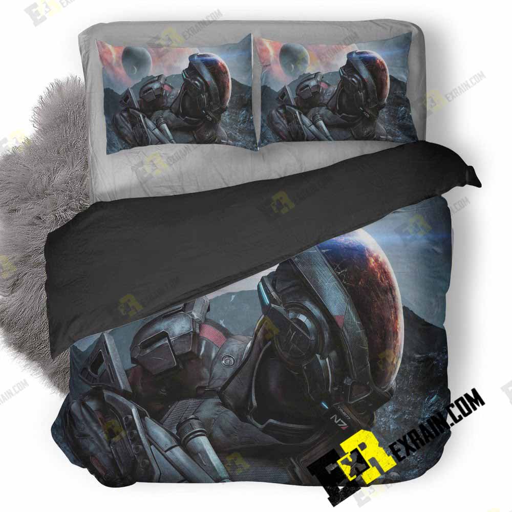 Mass Effect Andromeda Game Qu 3D Customized Duvet Cover Bedding Set