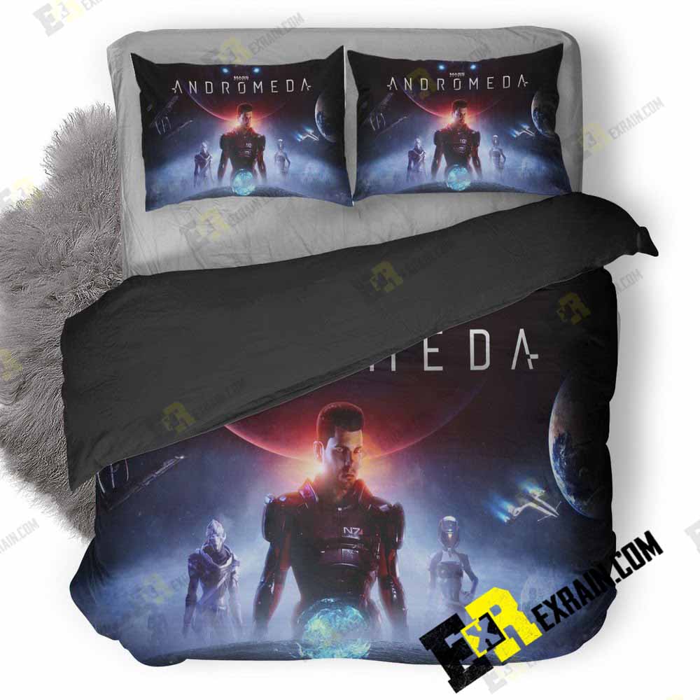Mass Effect Andromeda Games Pic 3D Customized Duvet Cover Bedding Set