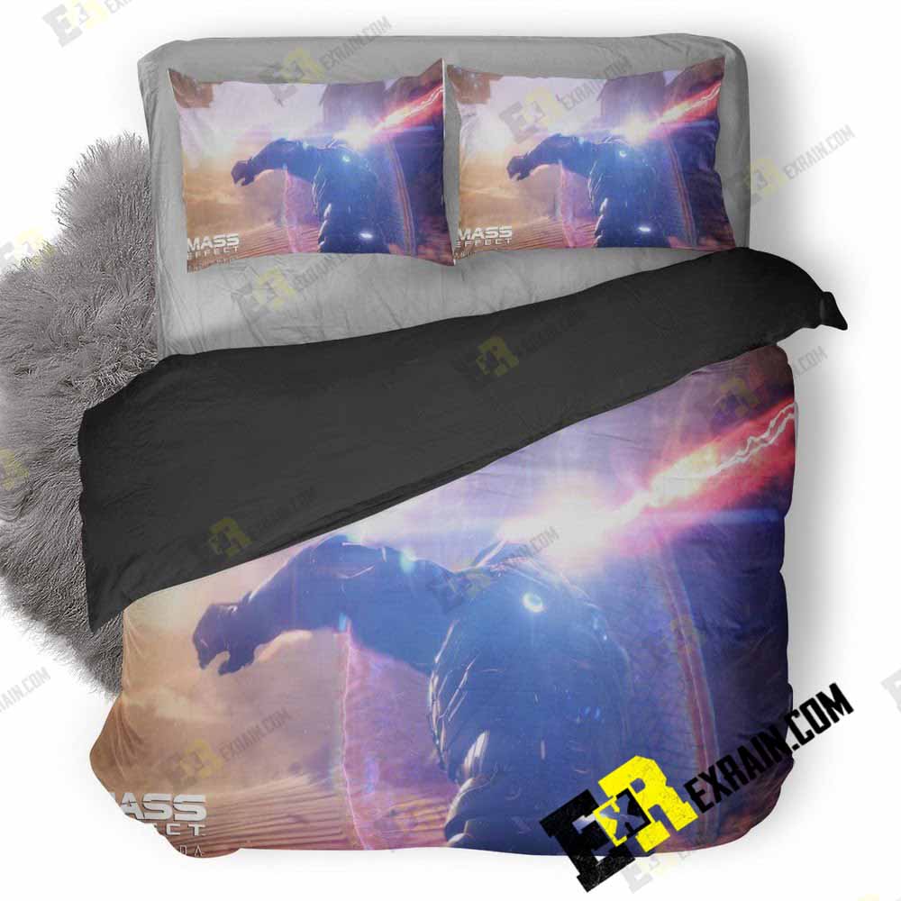 Mass Effect Andromeda Hd 3D Customized Duvet Cover Bedding Set