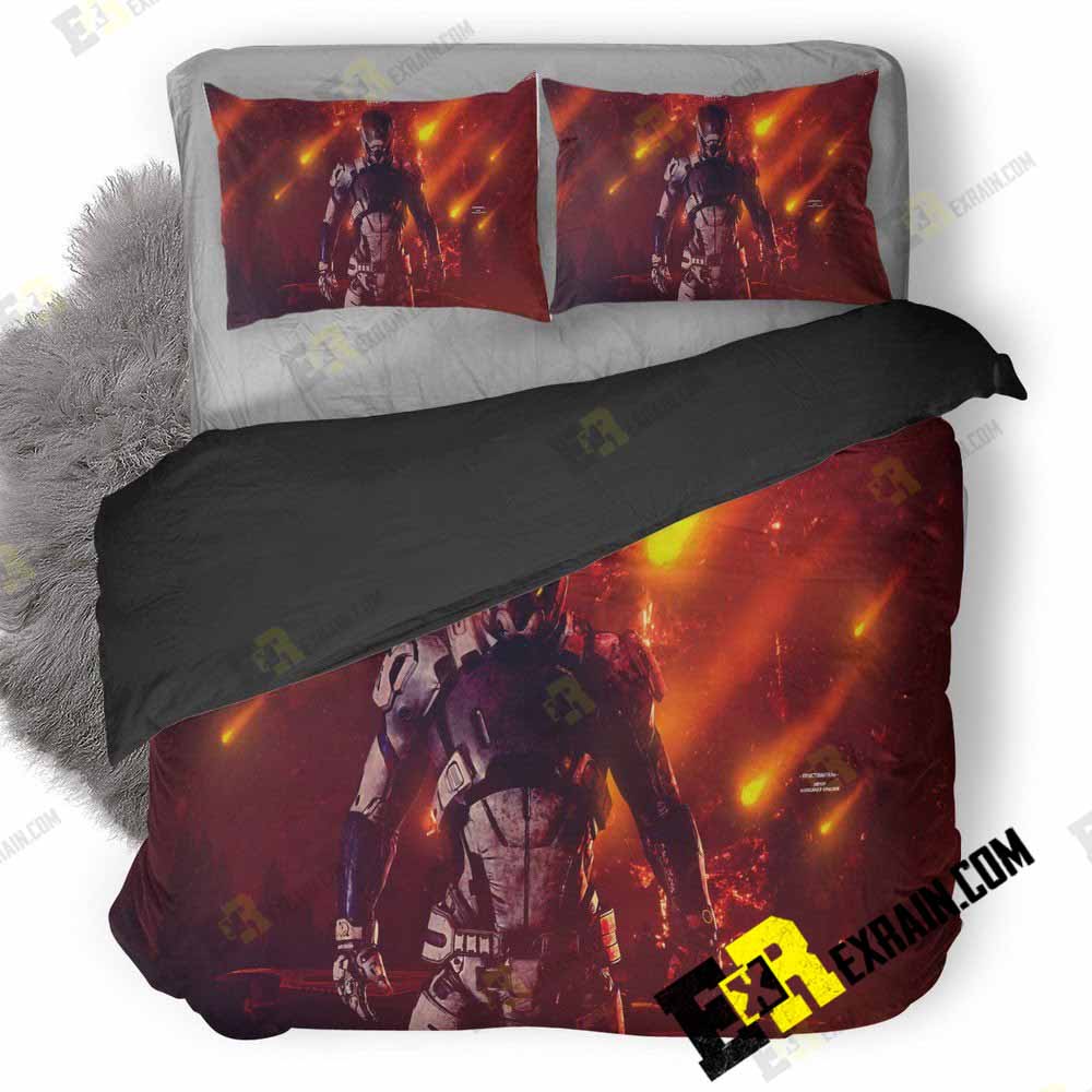 Mass Effect Andromeda Hd Po 3D Customized Duvet Cover Bedding Set