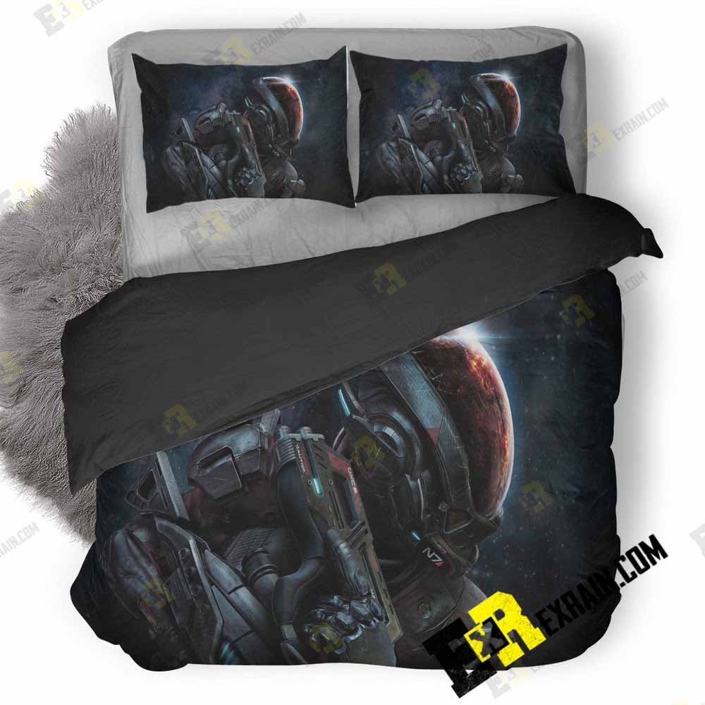 Mass Effect Andromeda Ultra If 3D Customized Duvet Cover Bedding Set