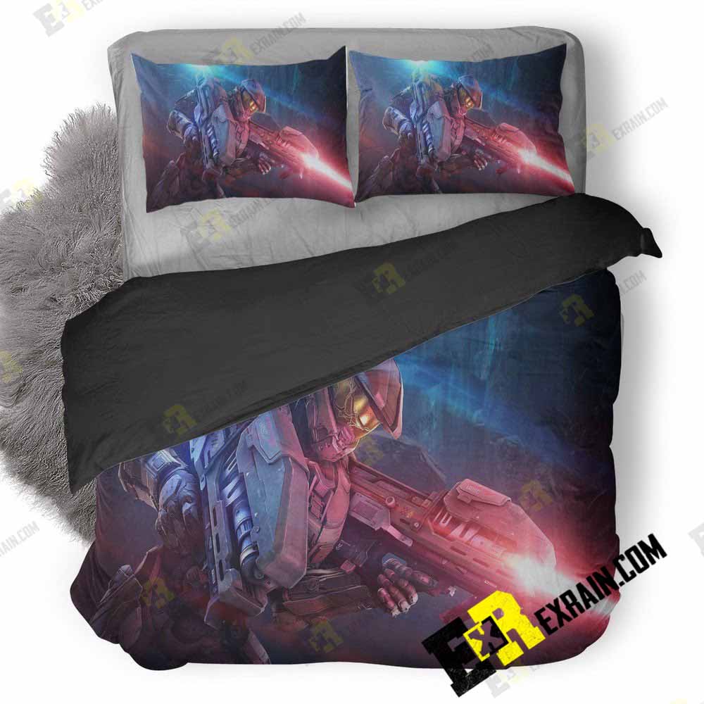 Master Chief Halo Ei 3D Customized Duvet Cover Bedding Set