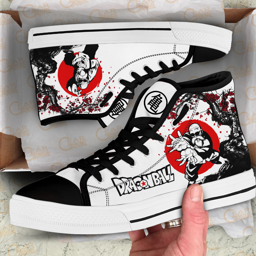 Master Roshi High Top Shoes Dragon Ball Anime Sneakers Japan Style