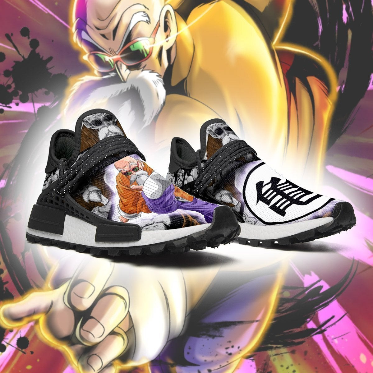 Master Roshi Shoes Symbol Dragon Ball Anime Sneakers, NMD Shoes