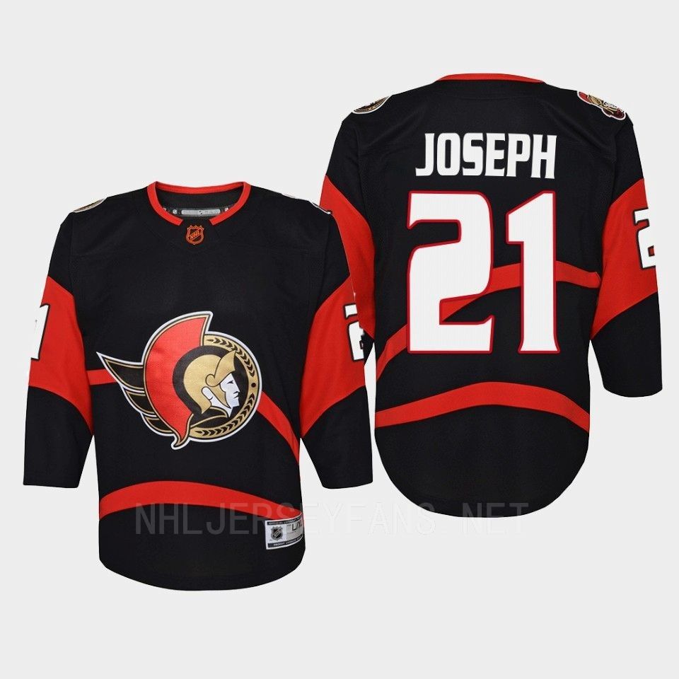 Mathieu Joseph 21 Ottawa Senators 2022 Special Edition 2.0 Retro Youth Stitched Jersey Black