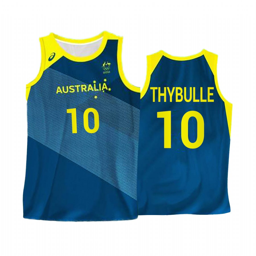 Matisse Thybulle Australia #10 Green 2021 Tokyo Olymipcs Limited Jersey