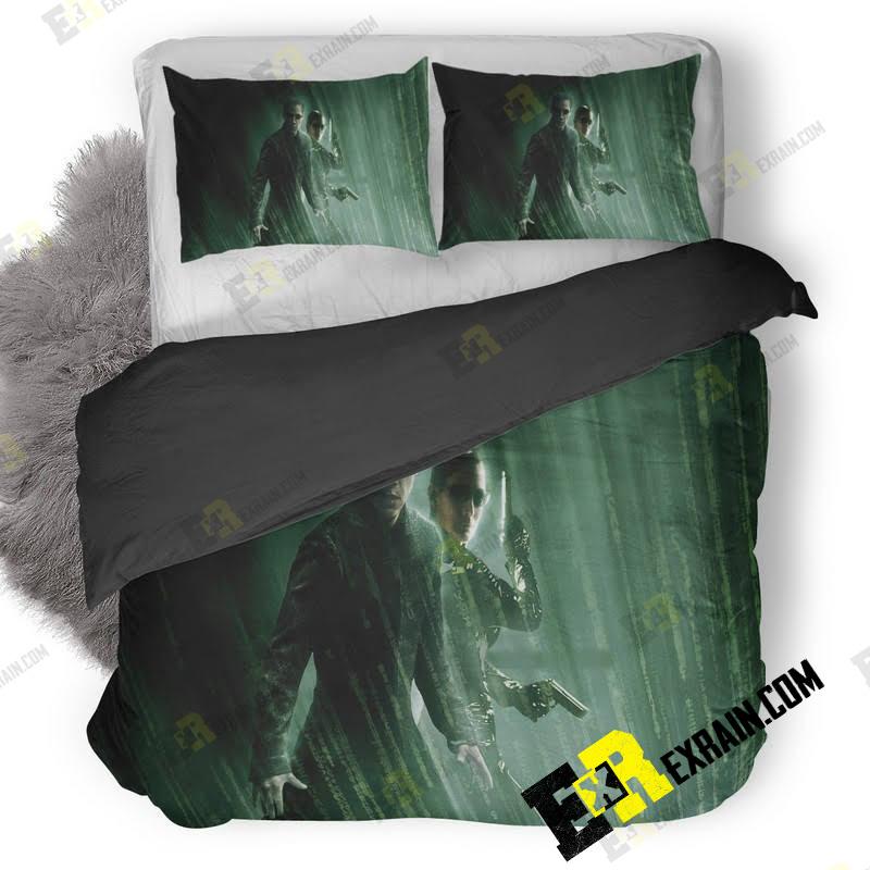 Matrix Trilogy 5K 95 3D Customized Duvet Cover Bedding Set