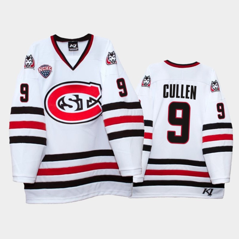 Matt Cullen #9 St. Cloud State Huskies College White Jersey