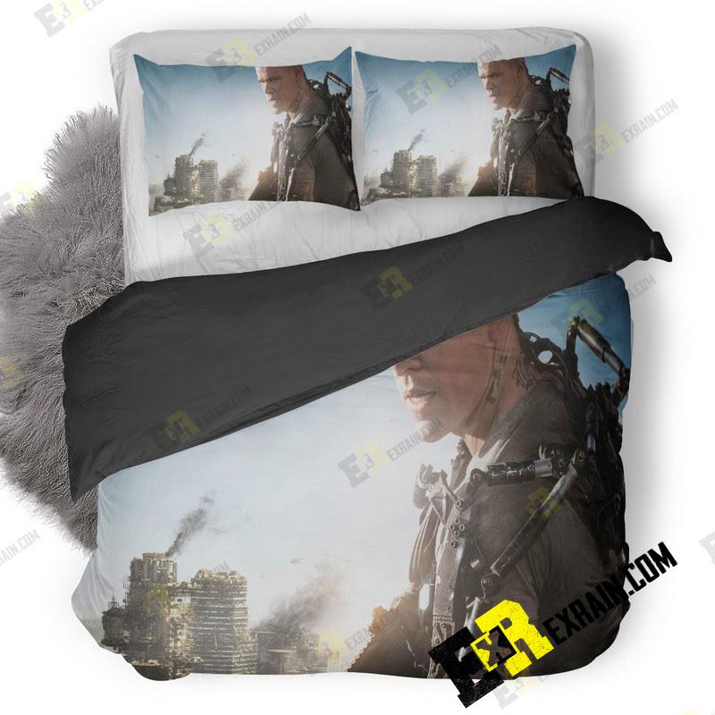Matt Damons Elysium 3D Customized Duvet Cover Bedding Set