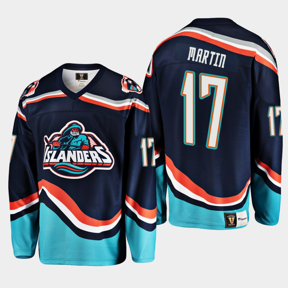 Matt Martin 17 New York Islanders Navy Reverse Retro 2.0 Stitched Jersey 2022-23