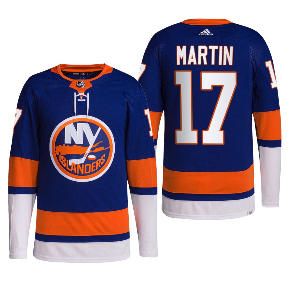 Matt Martin New York Islanders Home Jersey 2022 Royal #17 Primegreen Pro Uniform