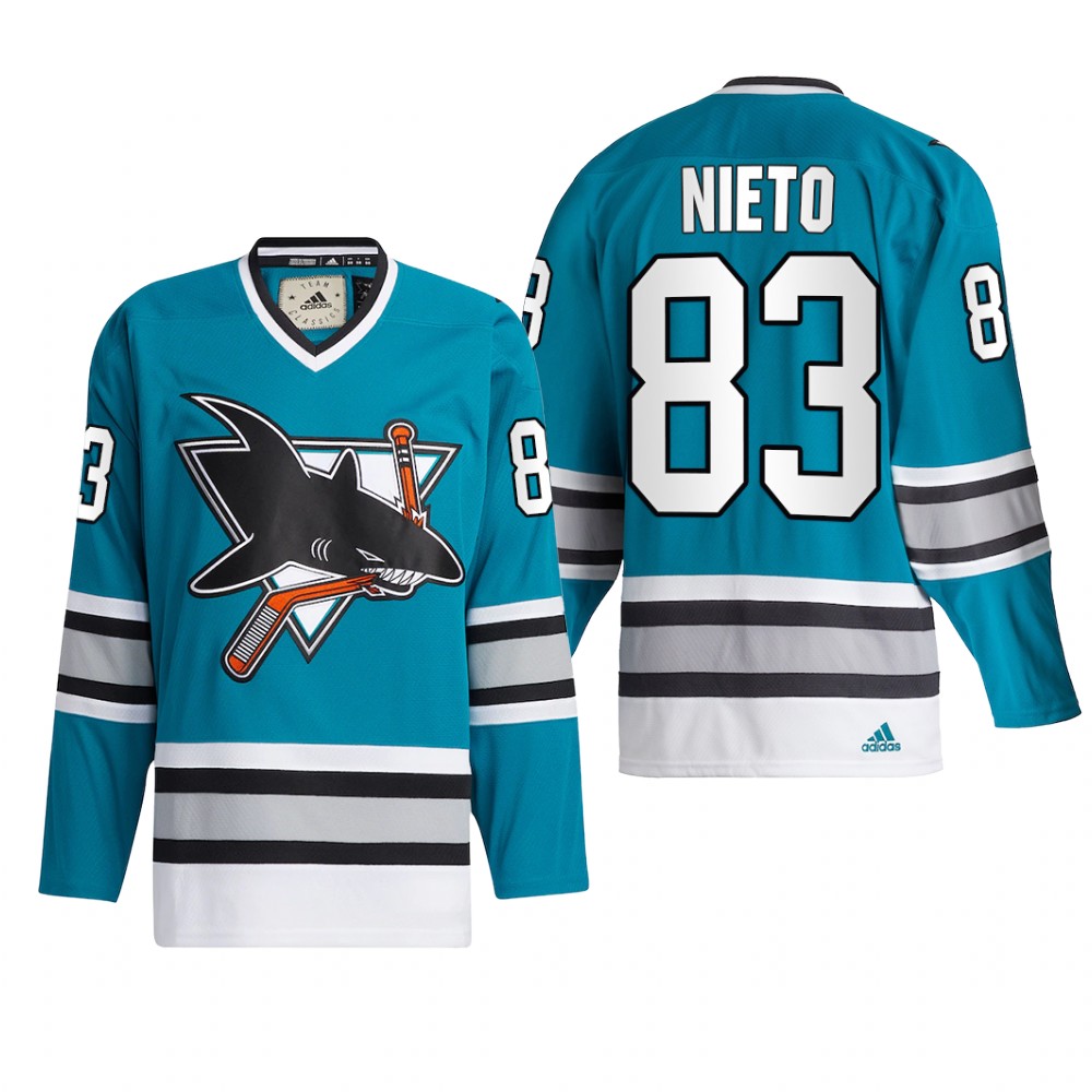 Matt Nieto #83 San Jose Sharks Team Classics 2022 Teal Jersey