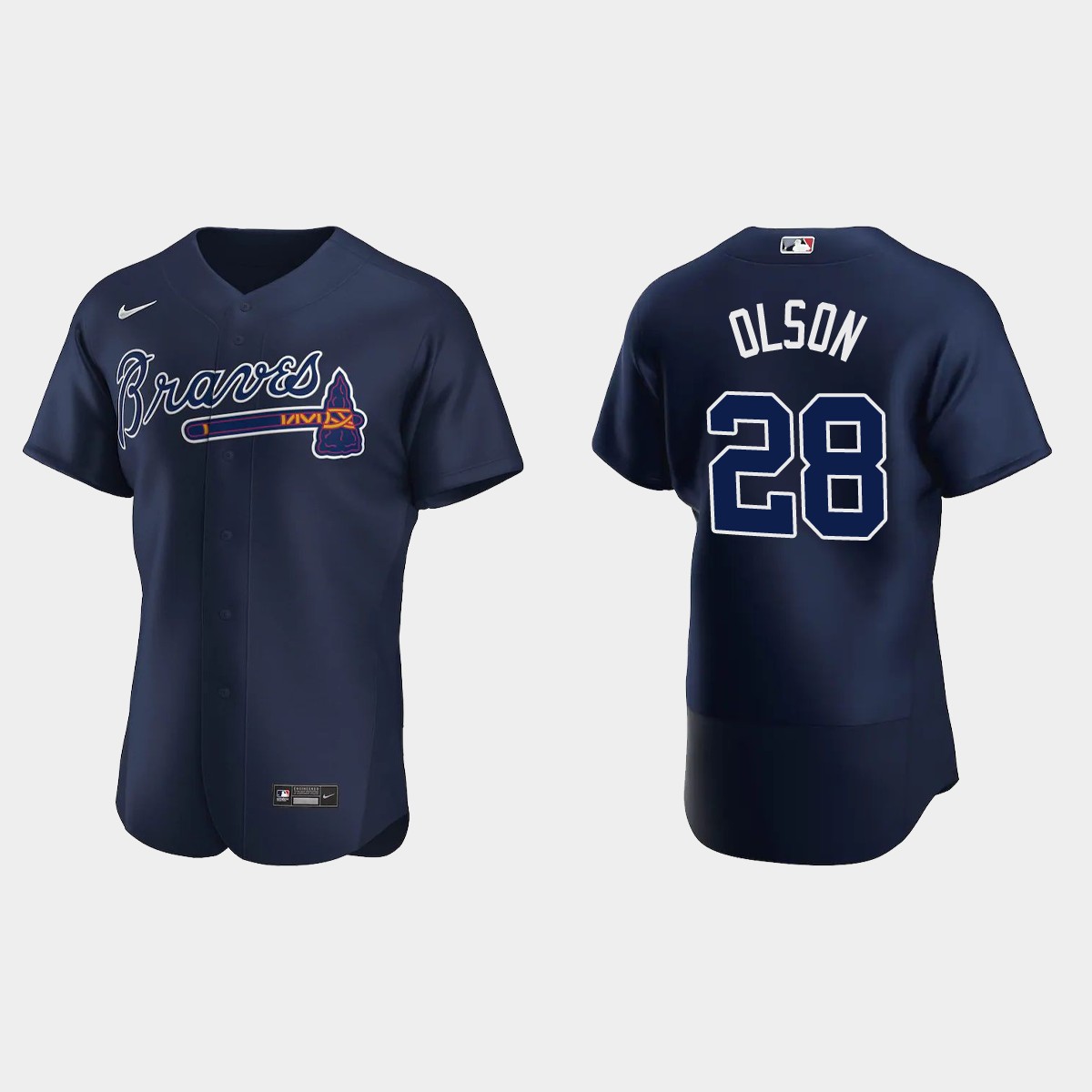 Matt Olson Atlanta Braves Jersey - Navy