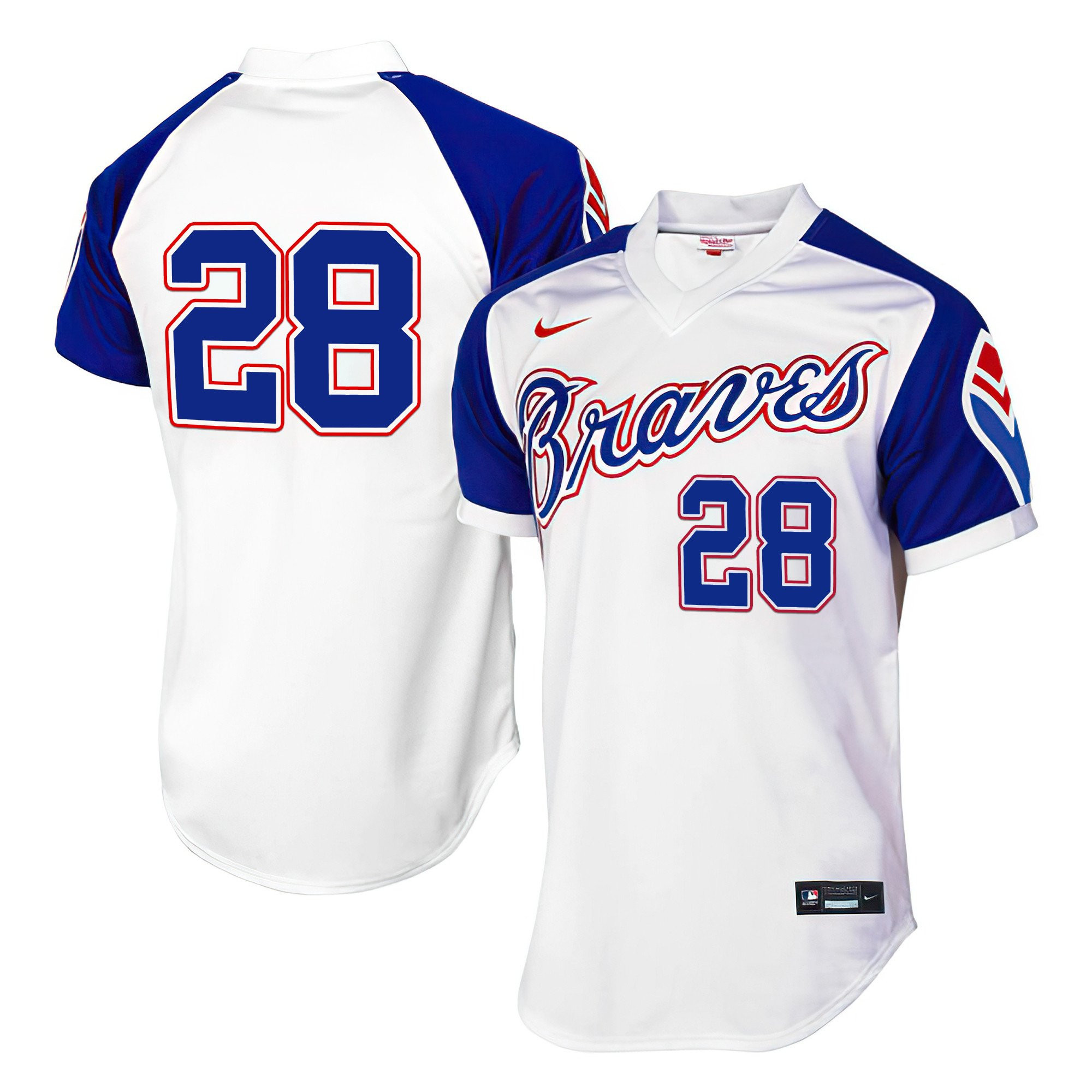 Matt Olson Men's Atlanta Braves 1974 Throwback 1974 Jersey - All Stitched