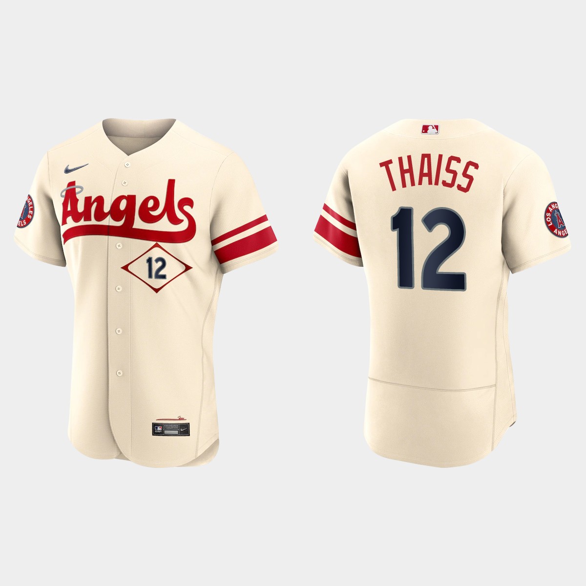 Matt Thaiss Los Angeles Angels 2022 City Connect Jersey - Cream
