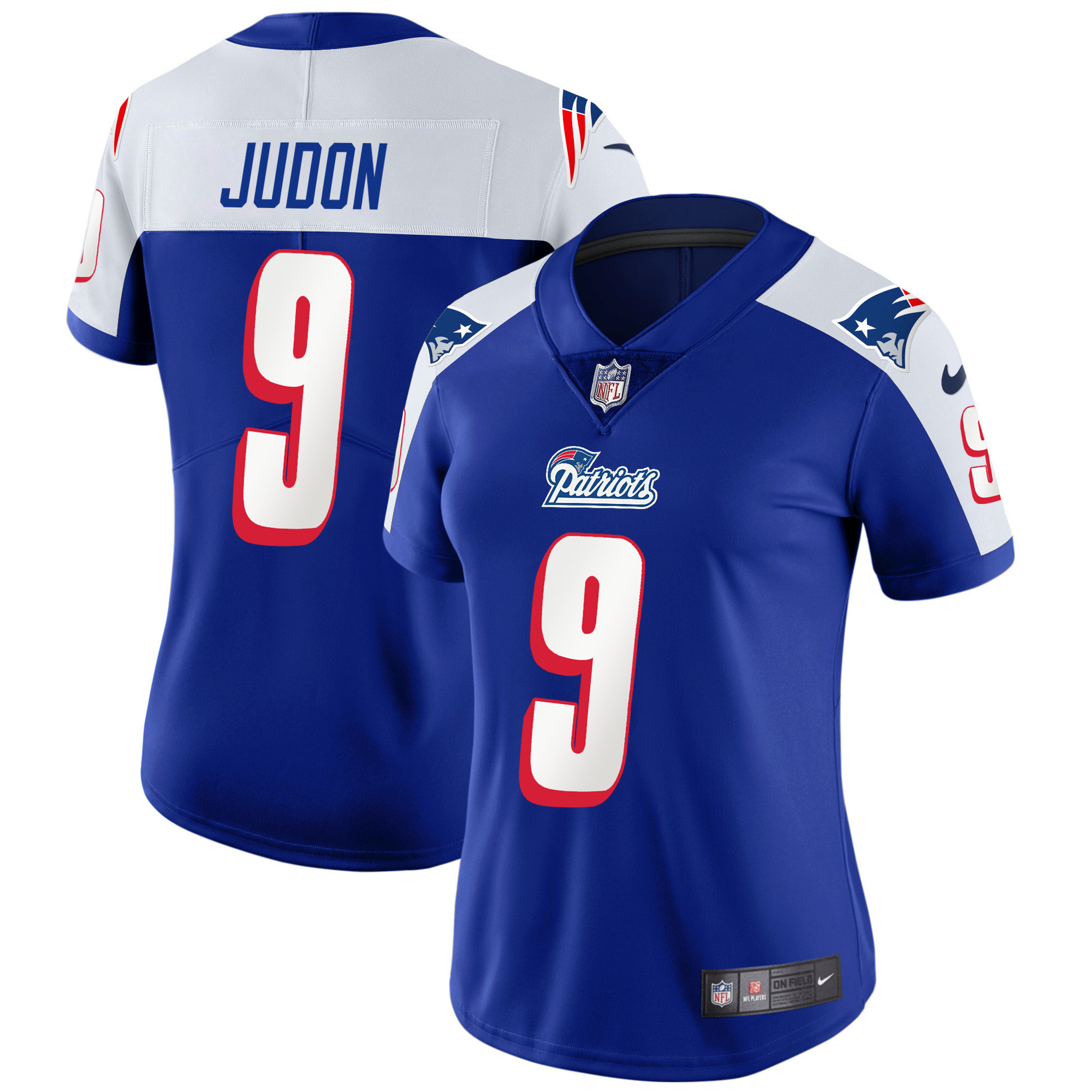 Matthew Judon Women's New England Patriots 1996 Throwback Limited Vapor Alternate Jersey - All Stitched 