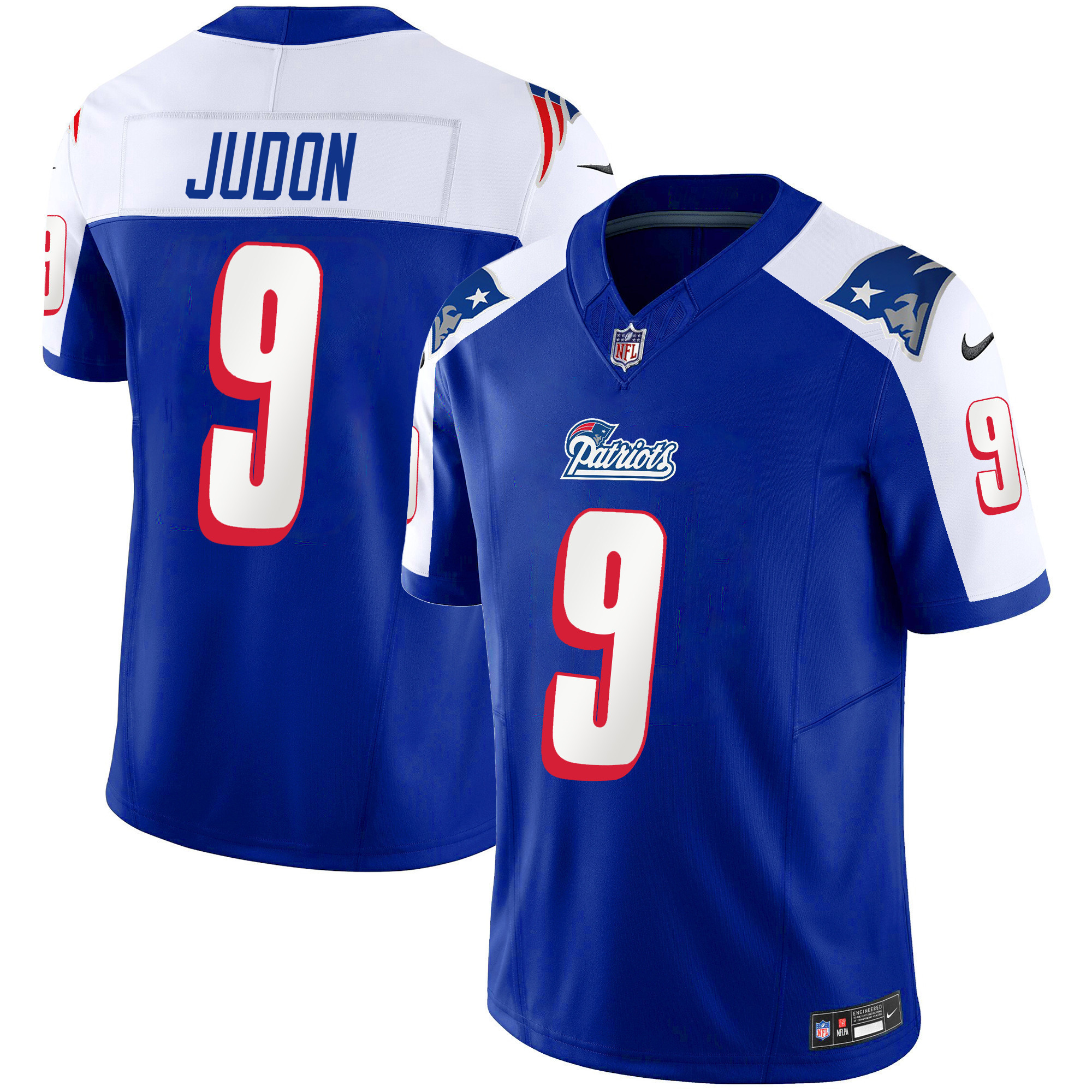 Matthew Judon Youth's New England Patriots 1996 Throwback Limited Vapor Alternate Jersey - All Stitched 
