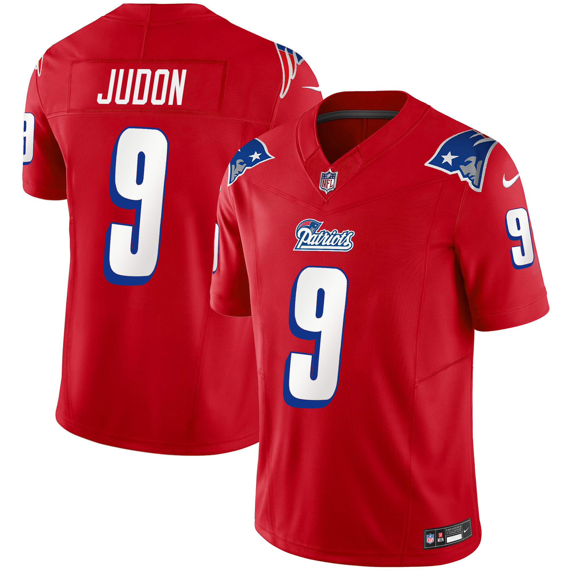 Matthew Judon Youth's New England Patriots 1996 Throwback Limited Vapor Red Jersey - All Stitched 