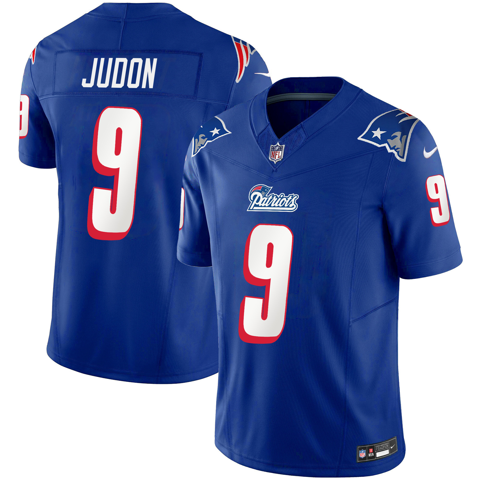 Matthew Judon Youth's New England Patriots 1996 Throwback Limited Vapor Royal Jersey - All Stitched 