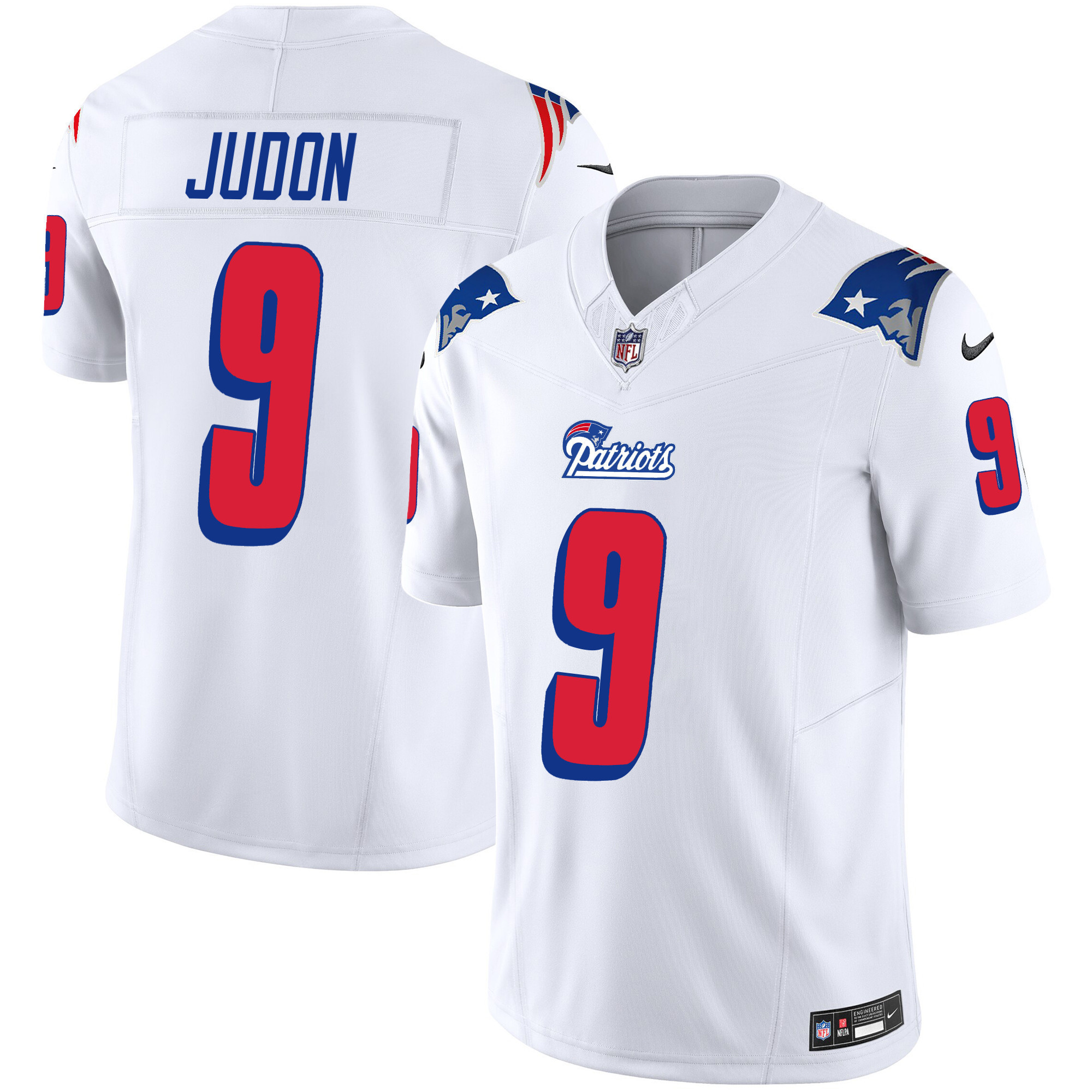 Matthew Judon Youth's New England Patriots 1996 Throwback Limited Vapor White Jersey - All Stitched 
