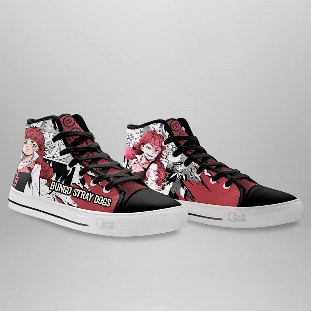 Maud Montgomery High Top Shoes Bungo Stray Dogs Custom Anime Sneakers