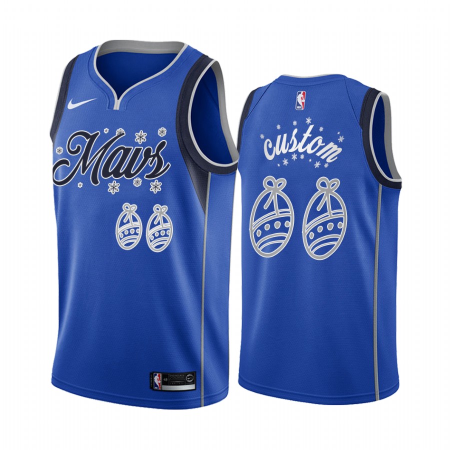 Mavericks Custom 2020 Xmas Jersey Festive Special Edition Navy