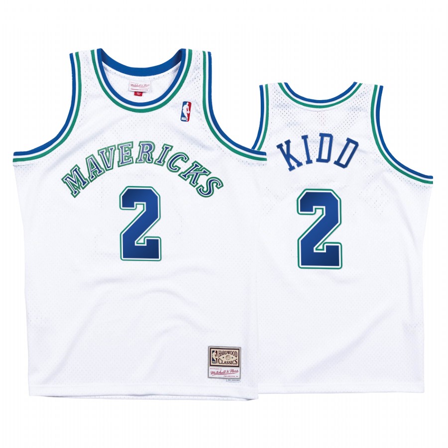 Mavericks Jason Kidd #2 Hardwood Classics Jersey