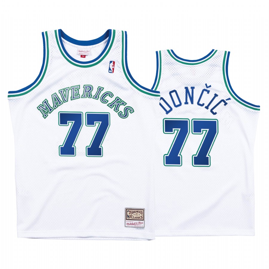 Mavericks Luka Doncic #77 Hardwood Classics Jersey